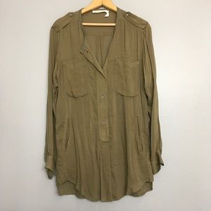 ISABEL MARANT | army green light utility tunic 4